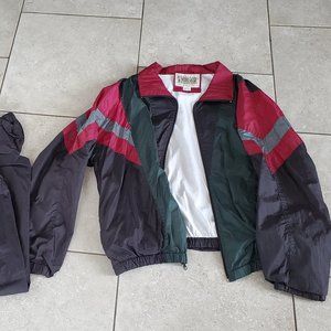 vintage retro windbreaker suit pants set old school super clean
